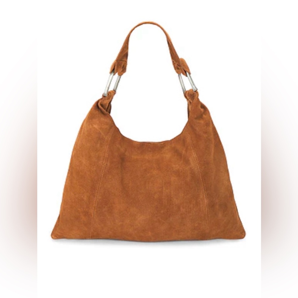 Free People Tan Suede Bag